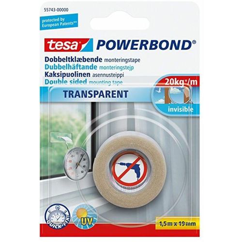 4042448843142 - TESA 55743 - Montageband tesa Powerbond® Transparent 15 m x 19 mm