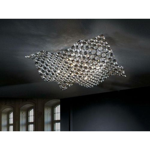 8435435301040 - Schuller Lighting - Schuller Sat - 5 Light Crystal Flush Deckenleuchte Chrom G9