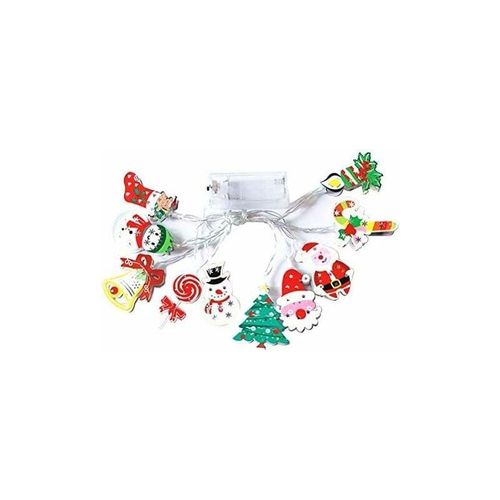 6273997579239 - Longziming - Wasserdichte batteriebetriebene LED-Lichterketten für Halloween Garten Party Weihnachtsbaum