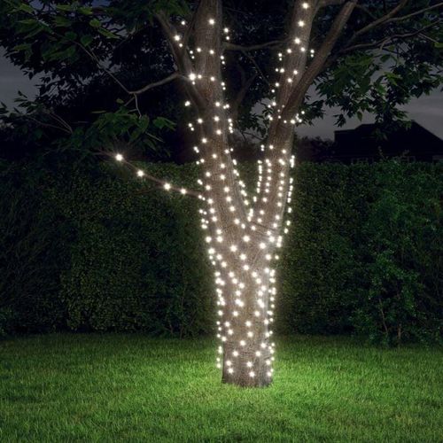 6090177604358 - Longziming - Indoor- Outdoor-Solarlichterkette 5 Stk 5x200 led Kaltweiß