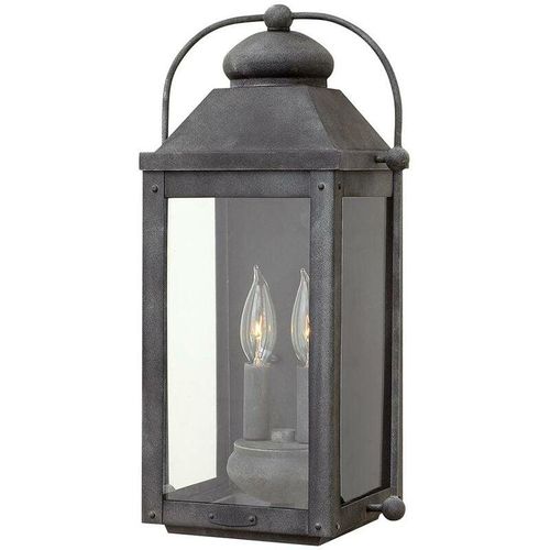 5024005664017 - Lighting qn-anchorage-m quintiesse Wandleuchte Anchorage E14 60W IP44 Aluminium Altzink  L196cm H451cm B23cm dimmbar - Elstead