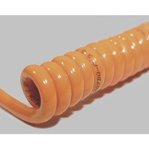 4011376759566 - 1506125 Spiralkabel H07BQ-F 800 mm   3200 mm 5 g 150 mm² Orange 1 St - Bkl Electronic