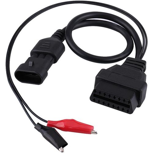 7361940719333 - Sjlerst - Ymiko Konverter Adapterkabel 3 Pin auf 16 Pin OBD2 Adapter Stecker Diagnosekabel Diagnose Scanner Kabel Adapter für fiat Alfa Lancia