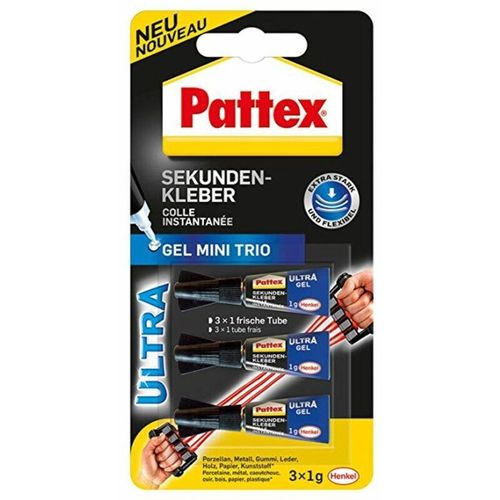 4015000429207 - Alleskleber Minis Permanent Ultra Gel Flüssig Transparent 3 x 1 g PSMG3