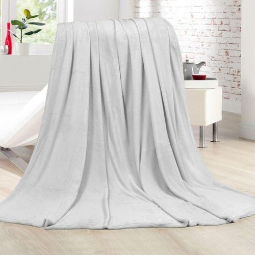 4059222283025 - Bestlivings - Kuscheldecke Cashmere Touch 150x200cm ( Silber ) Flauschige Wohndecke für Sofa Couch und Bett Tagesdecke oeko-tex - Sofaüberwurf