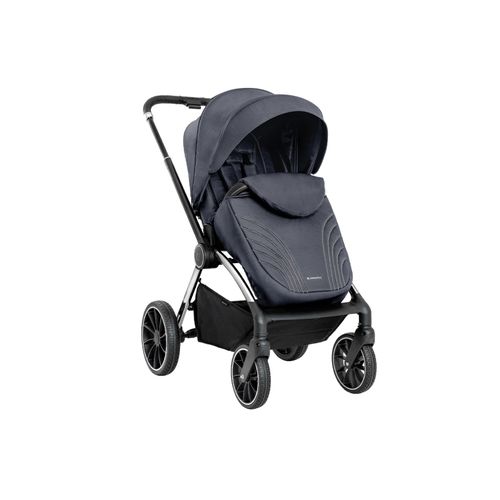 3800171203968 - Kikkaboo Kinderwagen Kara 2 in 1 Babywanne Sportsitz Wickeltasche Federung grau