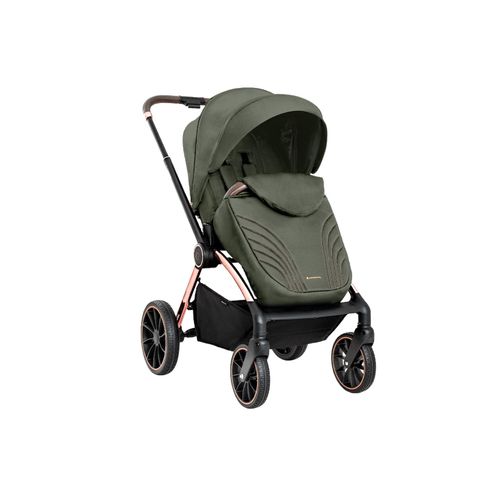 3800171203975 - Kikkaboo Kinderwagen Kara 2 in 1 Babywanne Sportsitz Wickeltasche Federung grün