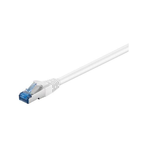 4040849938566 - Cat 6A Patchkabel s ftp (PiMF) - Kupferleiter (cu) halogenfreier Kabelmantel (lszh) 75 m weiß (93856) - Goobay