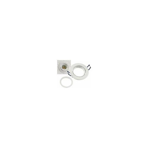4250416333551 - Einbaustrahler CTE-84R WS Rund Ø84mm Einbau Ø68mm neigbar Clip Ring