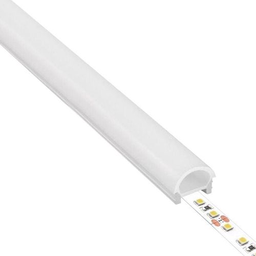 8445044115464 - Ledkia - Halbrunder Silikoneinbauschlauch Flex für led Streifen bis 10-15mm 10 m