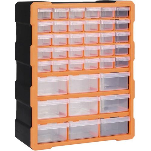 6090177071815 - Longziming - Multi-Schubladen-Organizer mit 39 Schubladen 38x16x47 cm