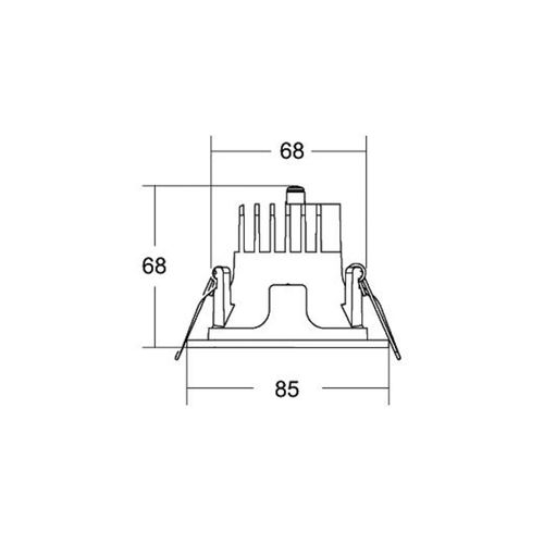 4251433980063 - BRUMBERG Apollo Micro glatt rund 3500 K weiß