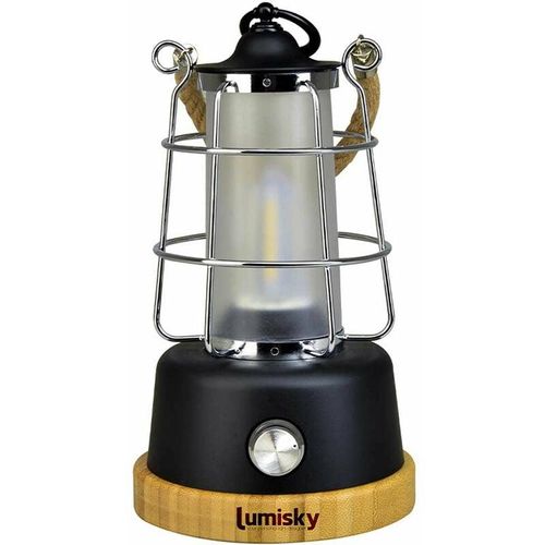 3760093548335 - lumisky LED-Dekoleuchte Wildy in Schwarz - (H)23 x Ø 125 cm