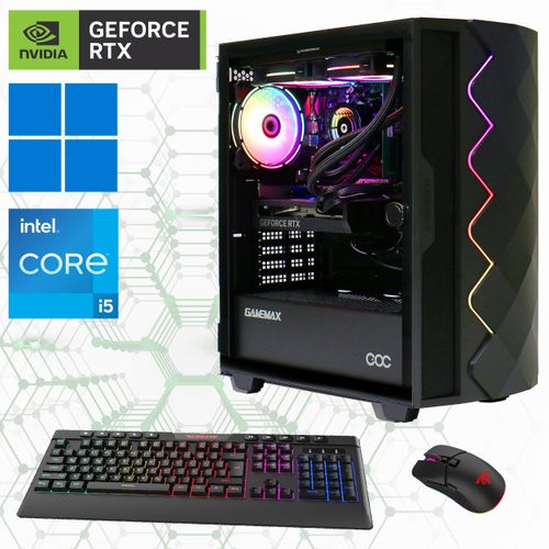 4045643273158 - GAMEMAX Gaming-PC Computer DDR5 RAM PCIe SSD Gen4 Windows 11 Gr Microsoft Windows 11 Home (64 Bit) 32 GB RAM 2000 GB SSD schwarz (diamond bk 7315) Gaming PCs