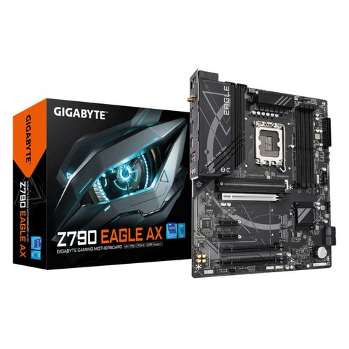 4719331860998 - GIGABYTE Z790 EAGLE AX Mainboard - Intel Z790 - Intel LGA1700 socket - DDR5 RAM - ATX