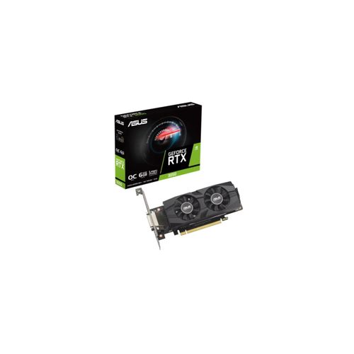 4711387515259 - Grafikkarte Nvidia GeForce RTX 3050 LP-BRK OC 6 GB GDDR6-RAM PCIe x16 DisplayPort HDMI® DVI NVIDIA G-Sync Übertaktet   Overclocked Low Profile