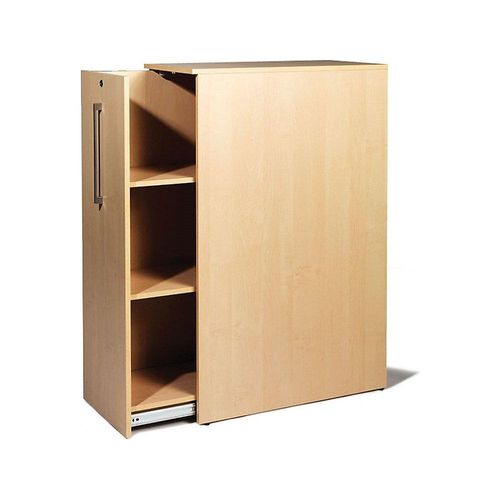 5905745101355 - Hoch-Auszugschrank Seattle HxBxT 1250 x 400 x 800 mm links Birke