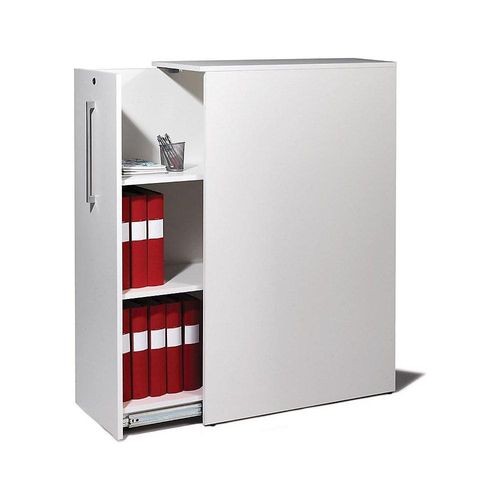 5905745101393 - Hoch-Auszugschrank Seattle HxBxT 1250 x 400 x 800 mm links weiß gebürstet 5905745101393 - Hoch-Auszugschrank Seattle HxBxT 1250 x 400 x 800 mm links weiß gebürstet