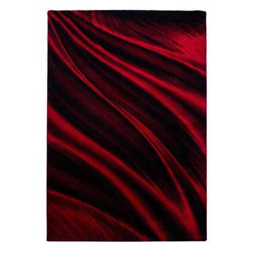 4058819074701 - Teppich AYYILDIZ TEPPICHE Miami 6630 Teppiche Gr B L 160 cm x 230 cm 12 mm 1 St rot (rot schwarz) Esszimmerteppiche Kurzflor Wohnzimmer