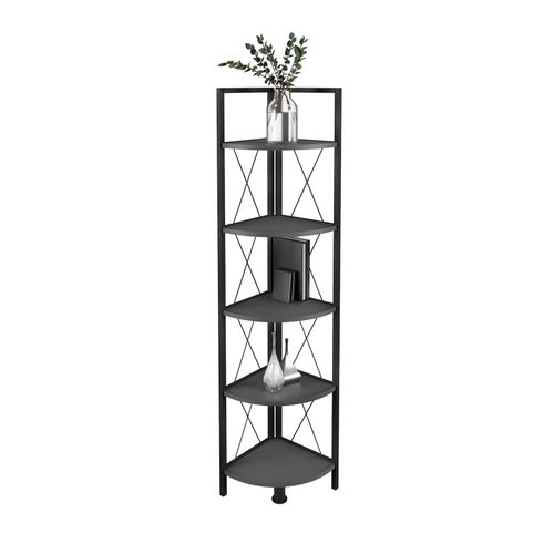 4051814434907 - Standregal Holz Metall Eckregal Aufbewahrung Stand Regal Bücherregal Deko Bücher Standregal Insasi 5 Gr 34 grau (anthrazit) B34cm H160cm T34cm Holzwerkstoff Holz Spanplatte Regale 4051814434907 - Standregal Holz Metall Eckregal Aufbewahrung Stand Regal Bücherregal Deko Bücher Standregal Insasi 5 Gr 34 grau (anthrazit) B34cm H160cm T34cm Holzwerkstoff Holz Spanplatte Regale