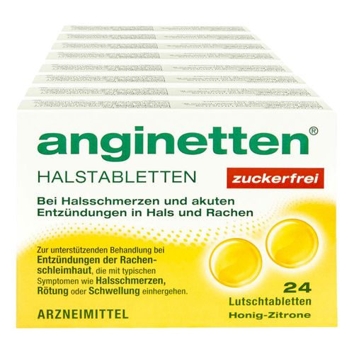 4008617261759 - Anginetten dolo akut Honig-Zitrone zuckerfrei 24 Stück 8er Pack 4008617261759 - Anginetten dolo akut Honig-Zitrone zuckerfrei 24 Stück 8er Pack