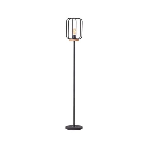 4004353395321 - Lampe Tosh Standleuchte 1flg antik holz schwarz korund 1x A60 E27 40W Holz aus nachhaltiger Waldwirtschaft (fsc) - braun - Brilliant 4004353395321 - Lampe Tosh Standleuchte 1flg antik holz schwarz korund 1x A60 E27 40W Holz aus nachhaltiger Waldwirtschaft (fsc) - braun - Brilliant