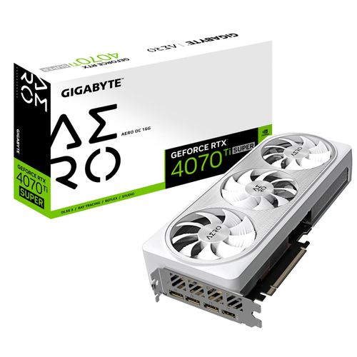 4719331354091 - GIGABYTE Grafikkarte GeForce RTX 4070 Ti SUPER AERO OC 16G Grafikkarten eh13 Grafikkarten Bestseller