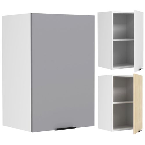 4051814439131 - Küchenschrank hängend Maße ca H 60 x B 40 x T 31 cm Hängeschrank mit zwei Fächern Küchenmöbel - Fasola 4051814439131 - Küchenschrank hängend Maße ca H 60 x B 40 x T 31 cm Hängeschrank mit zwei Fächern Küchenmöbel - Fasola