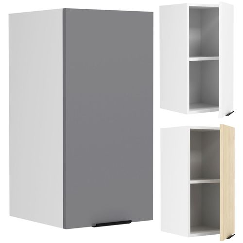 4051814429903 - Küchenschrank hängend Maße ca H 60 x B 30 x T 31 cm Hängeschrank mit zwei Fächern Küchenmöbel - Fasola 4051814429903 - Küchenschrank hängend Maße ca H 60 x B 30 x T 31 cm Hängeschrank mit zwei Fächern Küchenmöbel - Fasola