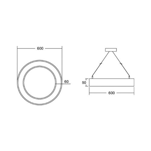 4251433956082 - BRUMBERG Biro Circle Ring5 Ø 60 cm up down DALI silber 830