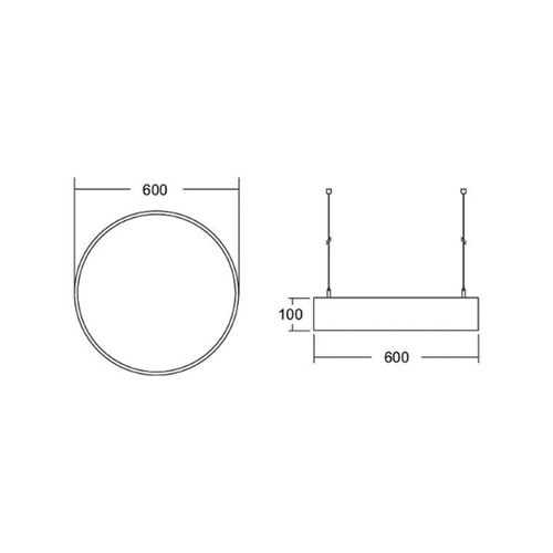 4251433942566 - BRUMBERG Biro Circle direkt Ø 60 cm on off schwarz 4000 K