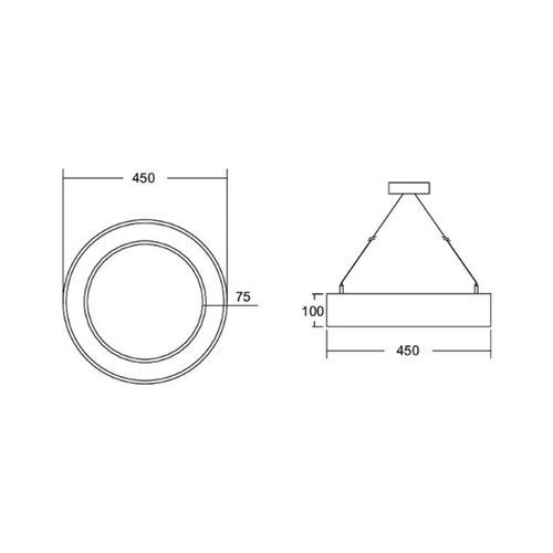 4251433960812 - BRUMBERG Biro Circle Ring10 direkt CCT DALI Ø 45 cm schwarz