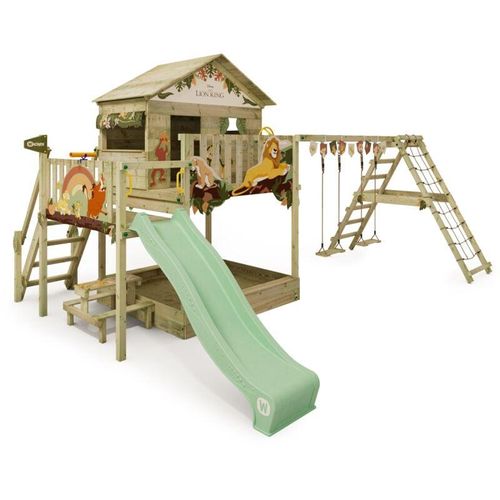 4255689930841 - Spielturm Klettergerüst Disney Quest mit Schaukel & Rutsche Stelzenhaus mit Sandkasten Kletterleiter & Spiel-Zubehör - null - Wickey 4255689930841 - Spielturm Klettergerüst Disney Quest mit Schaukel & Rutsche Stelzenhaus mit Sandkasten Kletterleiter & Spiel-Zubehör - null - Wickey