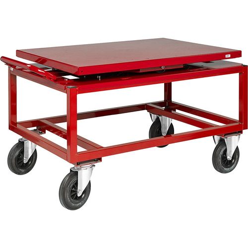7350112290923 - Kongamek - Schwenkteller 1338x810x152mm in rot als Zubehör für Palettenwagen