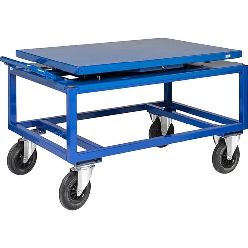7350074809829 - Kongamek - Schwenkteller 1338x810x152mm in blau als Zubehör für Palettenwagen