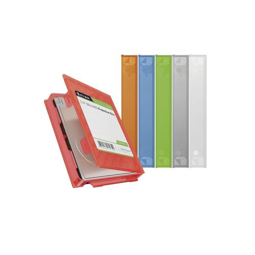 4250078172352 - ICY BOX IB-AC6251-6 - Schutzhüllen-Kit für Festplatte - Kapazität 6 x 25 HDD SSD - Grau weiß Blau Rot grün orange