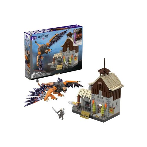 0194735026050 - HDL28 - Mega - The Witcher - Bauset mit LED-Lichtern 1170 Teile Geralts Greifjagd