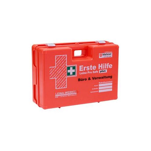 4011166211328 - Erste-Hilfe-Kasten Pro Safe plus Büro & Verwaltung DIN 13169 + branchenbezogene Zusatzerweiterung orange 4011166211328 Leina-Wer