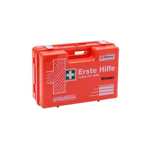 4011166211021 - LEINA-WERKE Erste-Hilfe-Koffer Pro Safe Kinder DIN 13157 orange