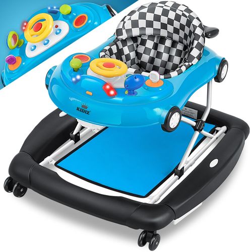 4260663282793 - KIDIZ® 4in1 Lauflernhilfe Babywalker Spiel- und Lauflernwagen Gehfrei - Schaukelfunktion Babywippe mit Rollen Licht Musik Spielecenter Esstisch Laufstuhl Laufhilfe babys ab 6 Monaten Klappbar 4260663282793 - KIDIZ® 4in1 Lauflernhilfe Babywalker Spiel- und Lauflernwagen Gehfrei - Schaukelfunktion Babywippe mit Rollen Licht Musik Spielecenter Esstisch Laufstuhl Laufhilfe babys ab 6 Monaten Klappbar