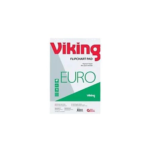 8717868034758 - Recycling Flipchart-Papier Kariert Euro 70 g m2 5 Stück à 20 Blatt