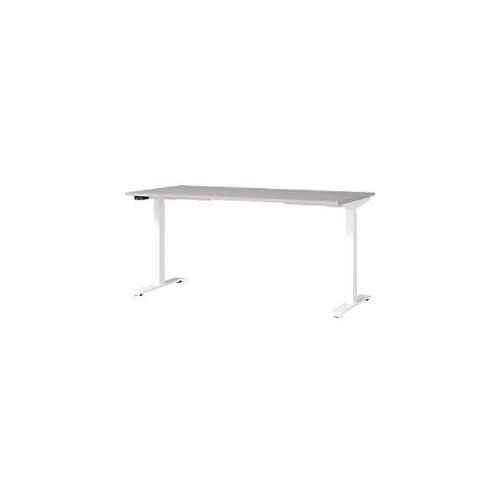 4005949790865 - Sitz-Steh-Schreibtisch JET 7908-617 elektrisch höhenverstellbar 72-120cm (H) 160cmx80cm (BxT) rechteckig kaschmir Weiß 400 4005949790865 - Sitz-Steh-Schreibtisch JET 7908-617 elektrisch höhenverstellbar 72-120cm (H) 160cmx80cm (BxT) rechteckig kaschmir Weiß 400