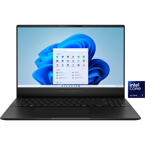 4711387514542 - ASUS Notebook Vivobook S 15 OLED S5506MA-MA059X Notebooks Gr 16 GB RAM 1000 GB SSD Core Ultra 7 schwarz (neutrales schwarz) 15 Notebook