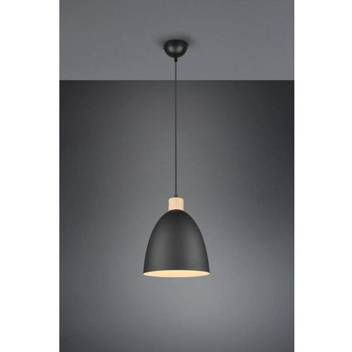 8055303911326 - Iperbriko - Küchenaufhängung Jagger Black Metal Insert Wood Trio Lighting