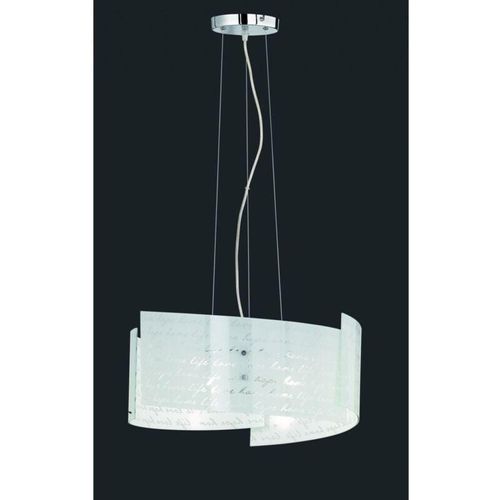 8055303912675 - Iperbriko - Aufhängung Signa 3 Gläser Weiß 3xE27 Ø50 cm Trio Lighting