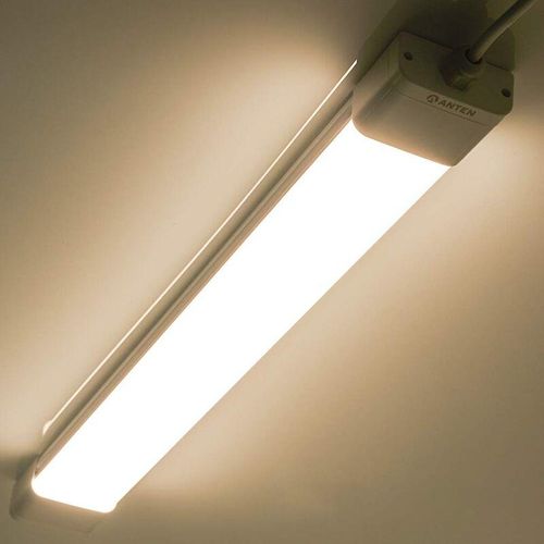 0764179998147 - Led Feuchtraumleuchte 120CM mit 36W 4000k Neutralweiß 3600Lumen Ultraslim Deckenleucht Wasserfest IP65 mit pc Abdeckung für Keller Garage - 4000K