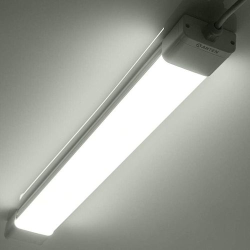 0764179998154 - Led Feuchtraumleuchte 120cm Feuchtraumlampe led 36W IP65 Wasserfest KlatWeiß 6000K Wasserdicht Kellerleuchte für Büros Keller Werkstätten Garage