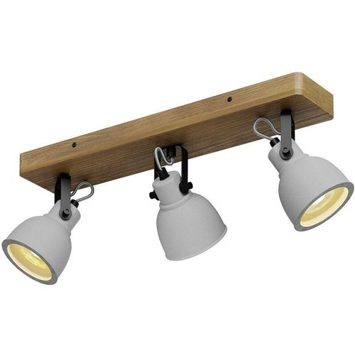 4251096570595 - Lindby - Beton Deckenlampe Mitis aus Beton Holz für Wohnzimmer & Esszimmer von