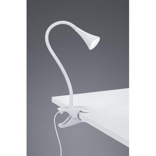 8055303862420 - Iperbriko - Viper weiße LED-Schreibtischlampe mit Clip H35 cm Trio-Beleuchtung