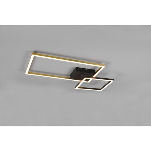 8055303888871 - Iperbriko - Verstellbare rechteckige Messing-Deckenleuchte mit LED-Dimmer Padella Trio Lighting